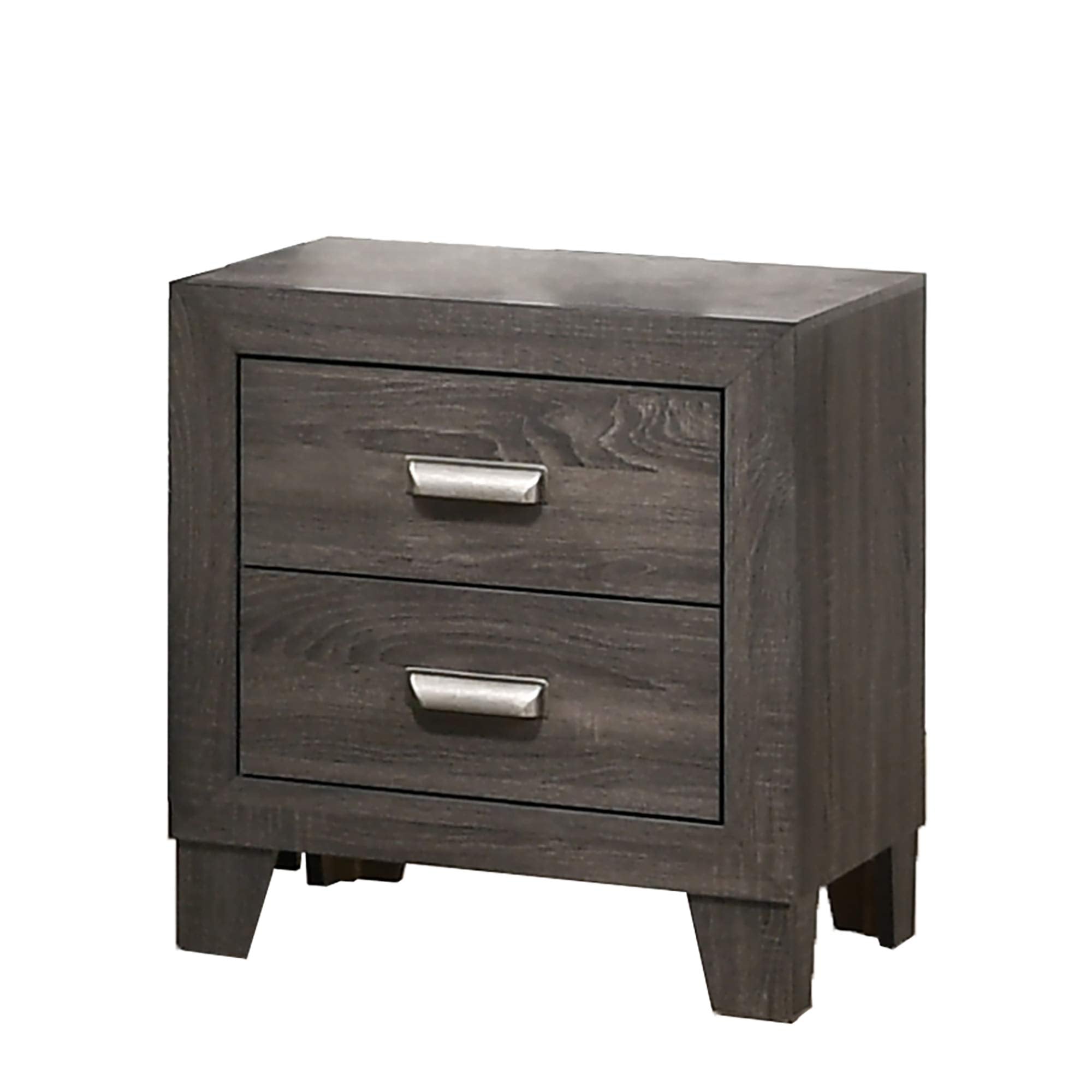 Best Quality Furniture Nightstand, Gray